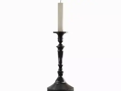 Vintage Candlestick Pack 3D Model Collection