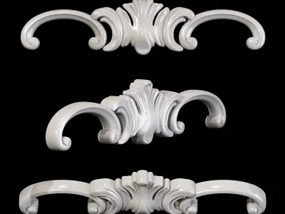 Classic carved 086 3D model