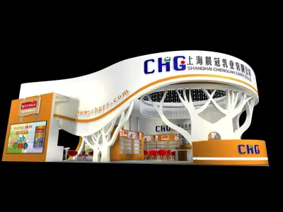 Exhibition - Area - 12X15-3DMAX2009-03 3D model