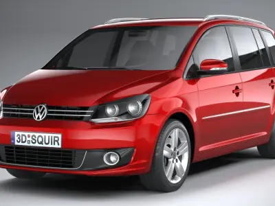 Volkswagen Touran 2011-2015 3D model