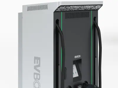 EVBox Troniq 100 Electric Vehicle Charging Station 3D model