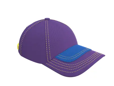 Cap hat sport cap DJ cap 3D model