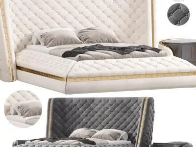 Viktorya Luxury Bedroom By Evgor Furniture 3D model