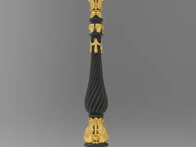 Classic Decorative Furniture Column1 3D print model