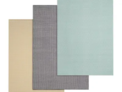 Rug Set 329 3D model