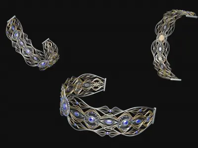 Tiara hair band  3D model