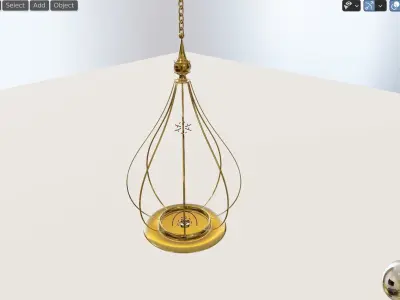 Lamp with different styles 3D model