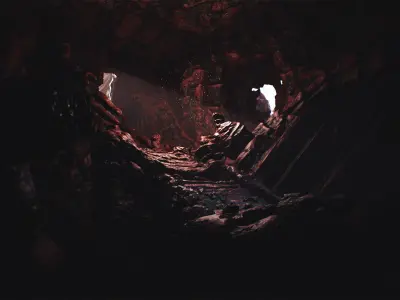 Whimsical Caves Kit - Unreal Engine Cave Pack Low-poly 3D model