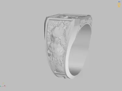 Ring hunter 3D print model
