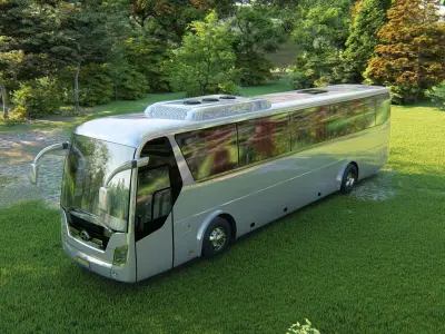 Hyundai Universe Xpress Noble Bus 2007 3D model