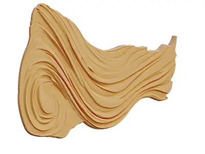 decor set wall panel relief mural CNC 18 3D print model