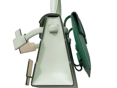 Hermes Kelly Doll Picto Bag Low-poly 3D model