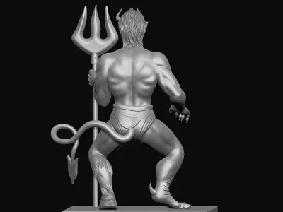 EL Diablito Statue 3D print model