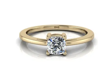 Jewelry Diamond Ring 3D print model 7