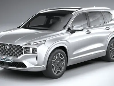 Hyundai SantaFe 2021 3D model