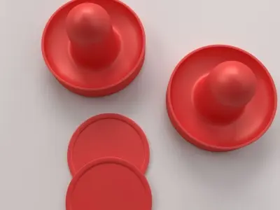 Air Hockey Paddle 3D model