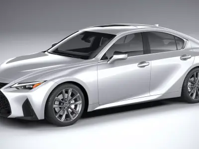 Lexus IS F-Sport 2021 3D model