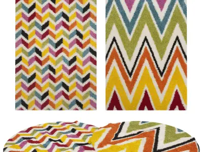 Rugs No 629 Low-poly 3D model