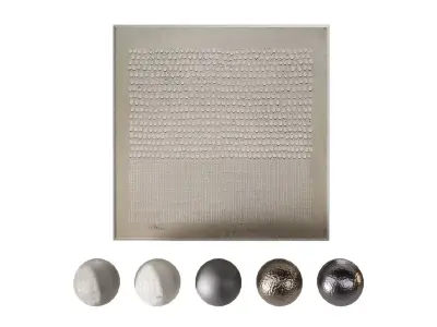 Wabi Sabi Minimalist Painting abas131 3D model