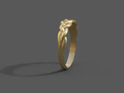 High-Quality 3D Ring Model Low-poly 3D model 12
