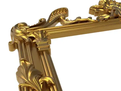 carved frame 3D model 81