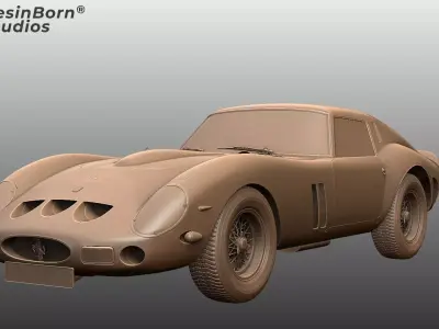 1962 Ferrari 250 GTO Series I 3D print model