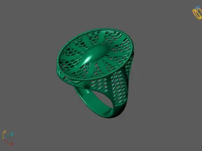 Fancy Womens Rings Plain Rings Ready STL 3DM Models Rings 3D print model 30