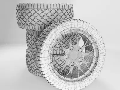 Wheel of car 3D model