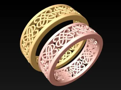 Wedding Rings - N115208 3D print model