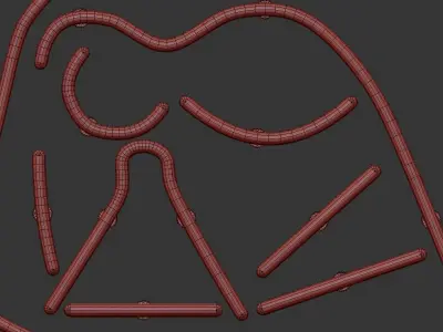 Neon Set 15 3D model