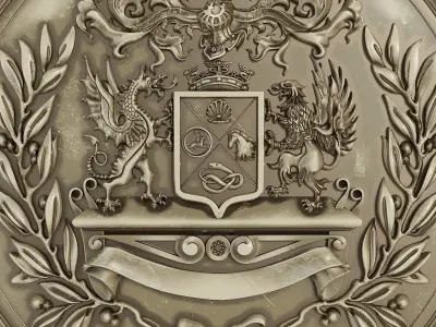 coat of arms 3D model