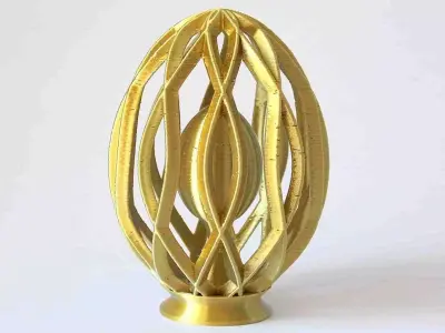 Egg in Egg 3D print model