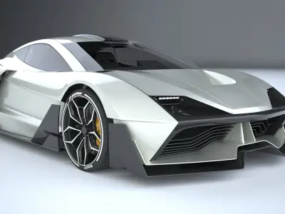 Hybercar Aria FXE 3D model