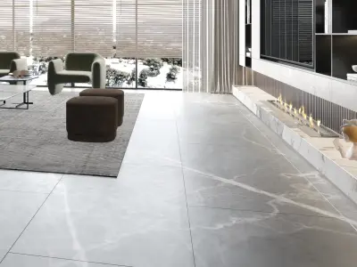 living Modern room 3D model