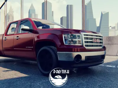 GMC Sierra Crew Cab 2013 3D Model 3D model