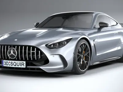 Mercedes-Benz AMG GT Coupe 2024 3D model