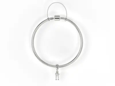 Camel Charm with Gems 3D print model