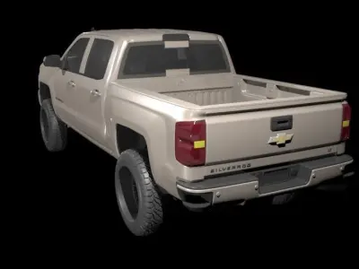 Chevrolet Silverado LT 2024 3D Model 3D print model