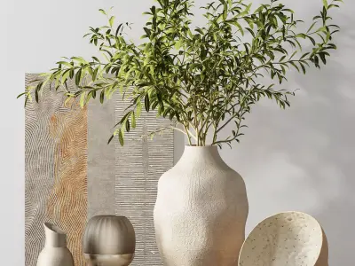 Decorative set036 3D model