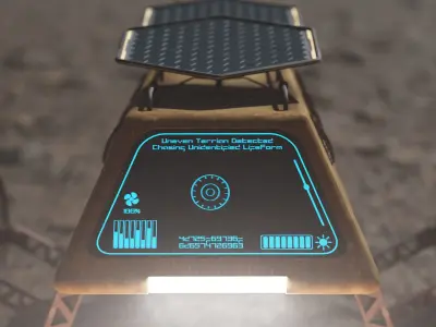 SciFi Rover 3D model