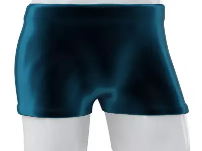 Mannequin legs with shorts 106 3D model