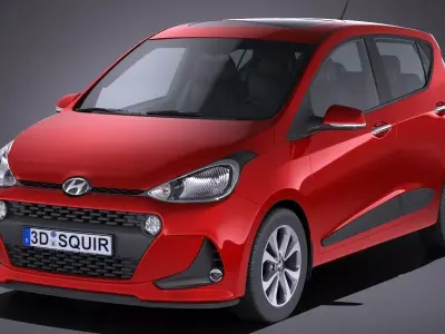 Hyundai i10 2017 3D model