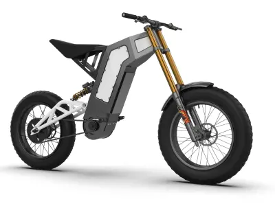 Dirt electric bike 3D print model