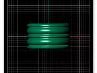 free eternity gold ring Free 3D print model