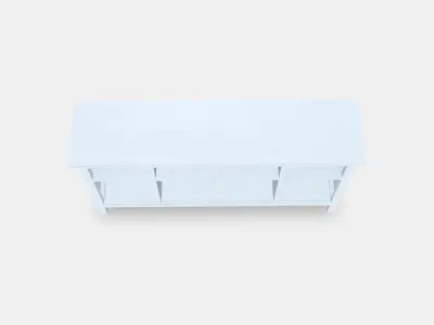 HEMNES Console table Low-poly 3D model