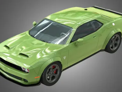 SRT HellCat -  Challenger 2021 3D model