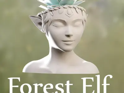 ELF PLANTER -SUCCULENT PLANT POT 3D print model