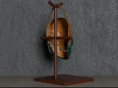 Fudo Mask Japanese Theater  Noh 3D model  3D model