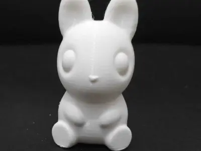 Cute Sitting Bunny 3D print model