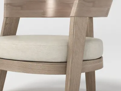 Flexform Abbracci Chair 3D model